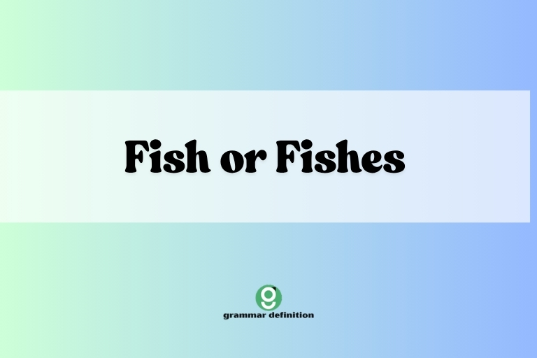 Fish or Fishes