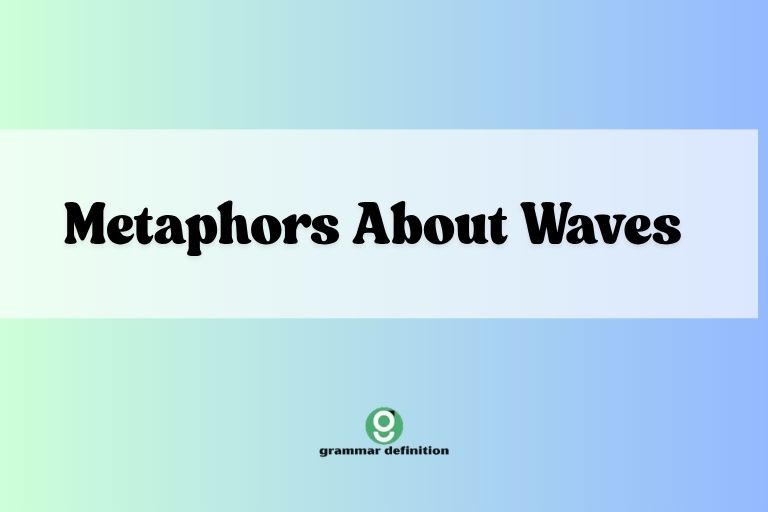 Metaphors About Waves