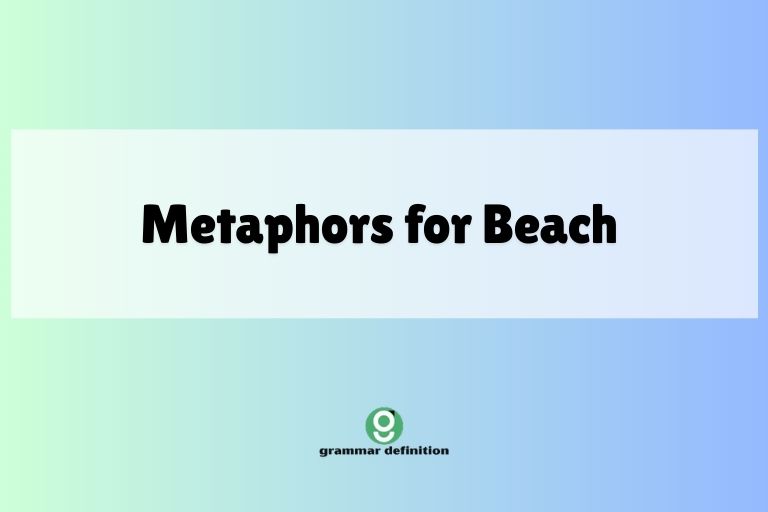 Metaphors for Beach