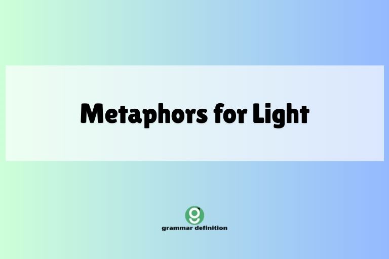 Metaphors for Light