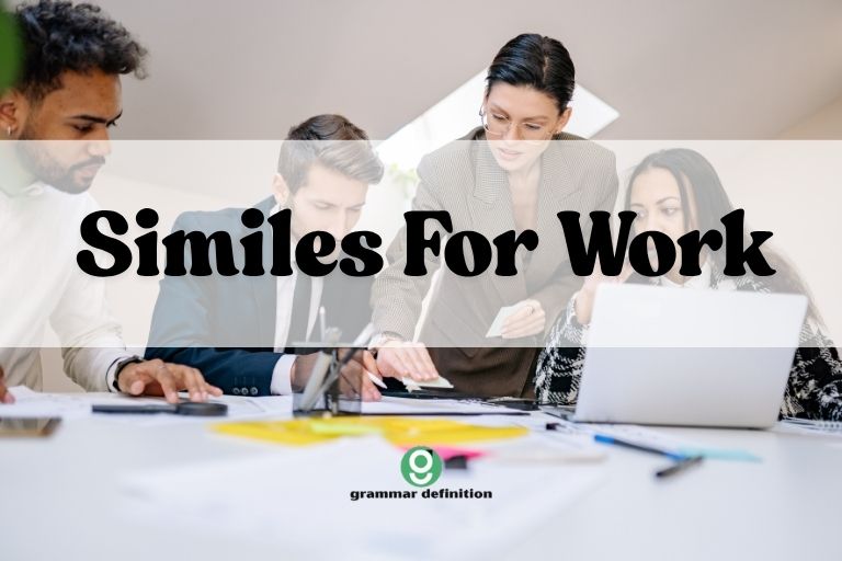 Similes For Work