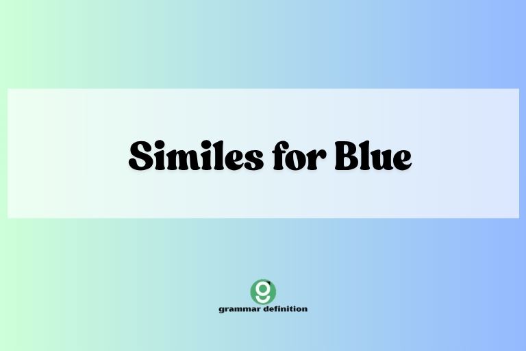 Similes for Blue