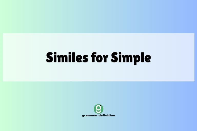 Similes for Simple
