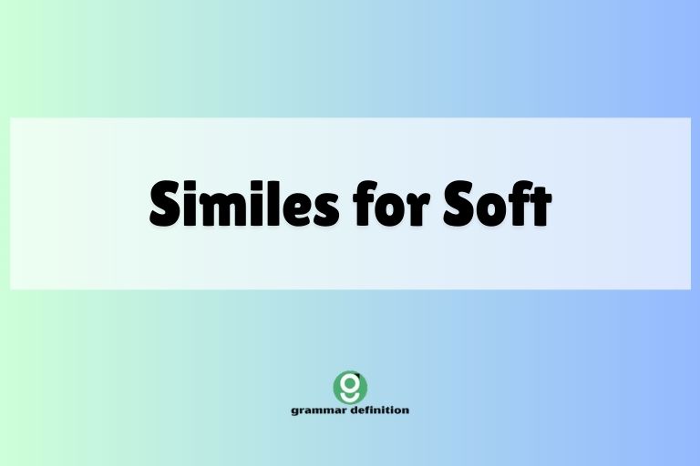 Similes for Soft