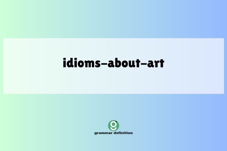idioms-about-art