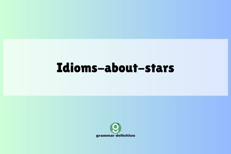 idioms-about-stars