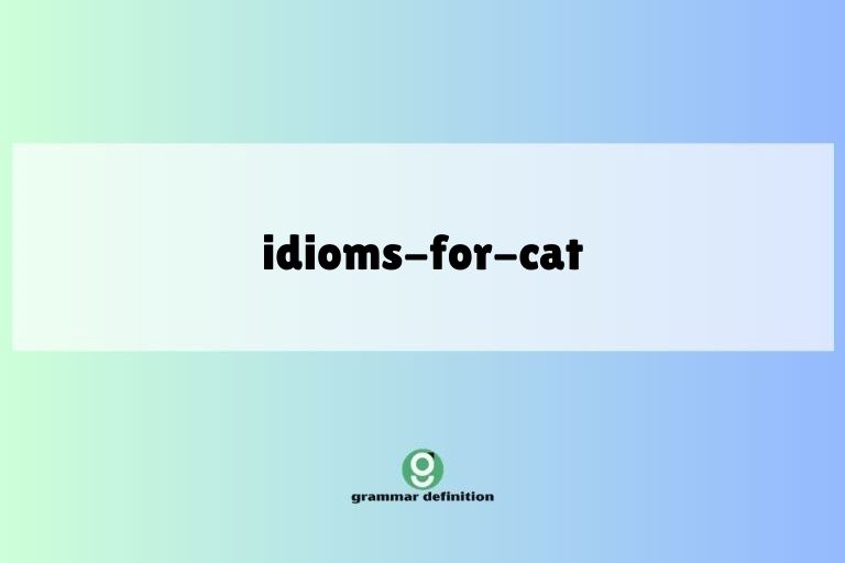 idioms-for-cat