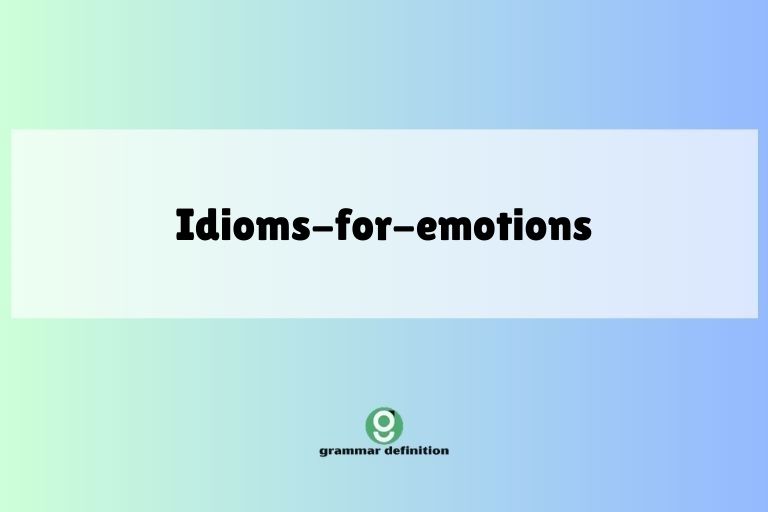 idioms-for-emotions