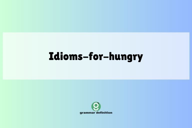 idioms-for-hungry