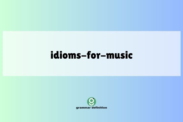 idioms-for-music