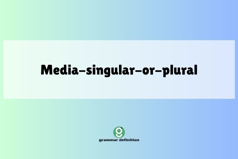 media-singular-or-plural