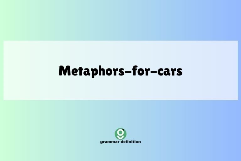 metaphors-for-cars