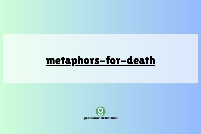 metaphors-for-death