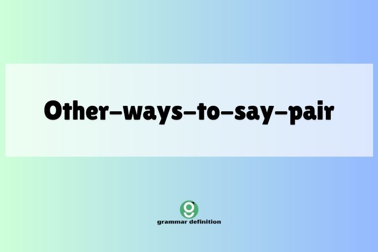other-ways-to-say-pair