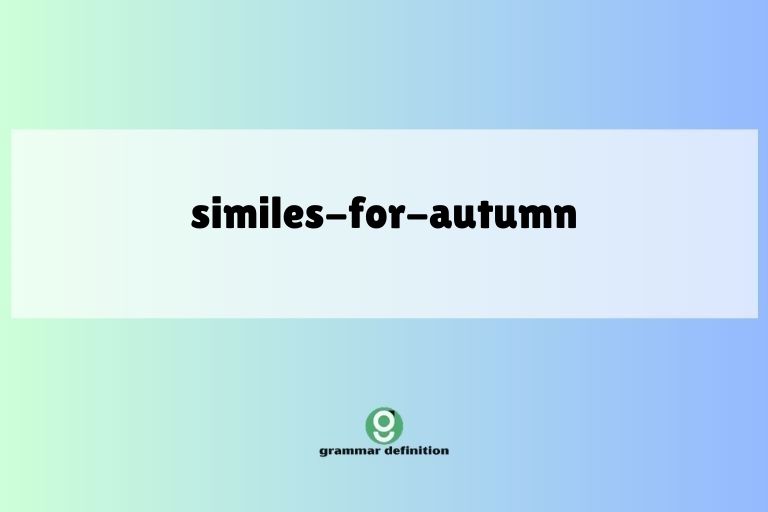 similes-for-autumn