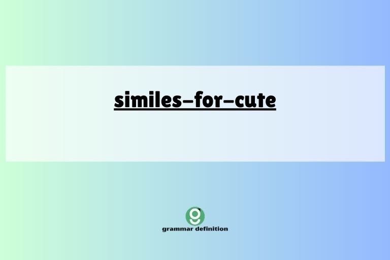 similes-for-cute