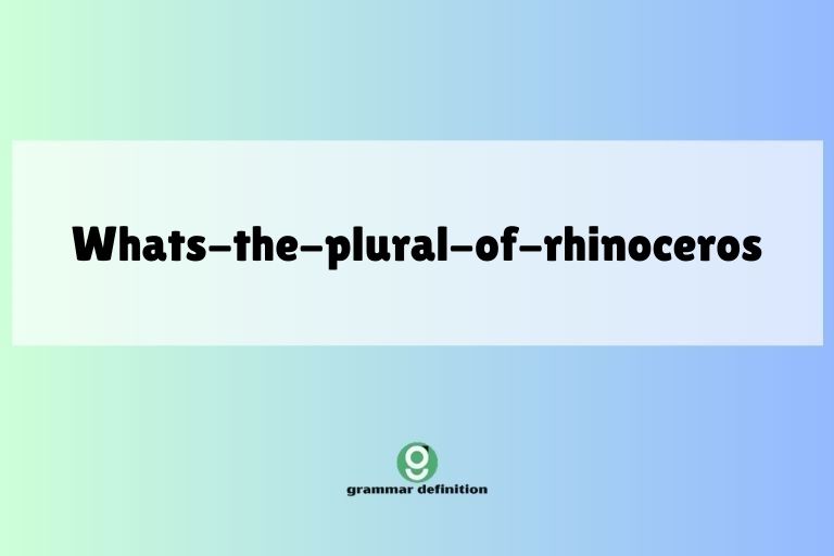 whats-the-plural-of-rhinoceros