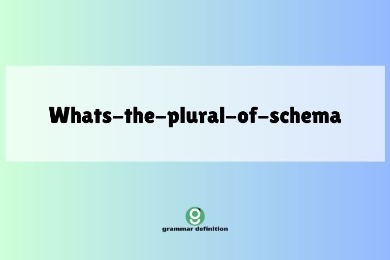 whats-the-plural-of-schema