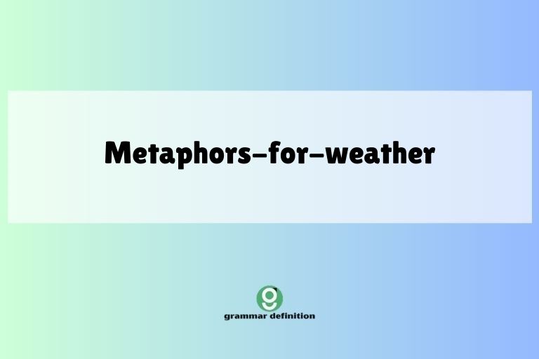 metaphors-for-weather